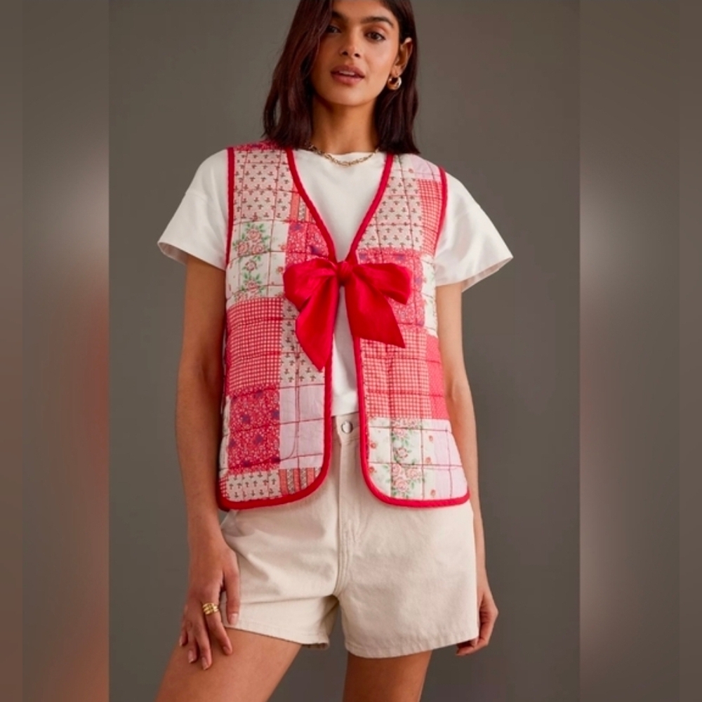 Damson Madder Arte Reversible Quilted Gilet/Vest EU Size 18 / US Size 14